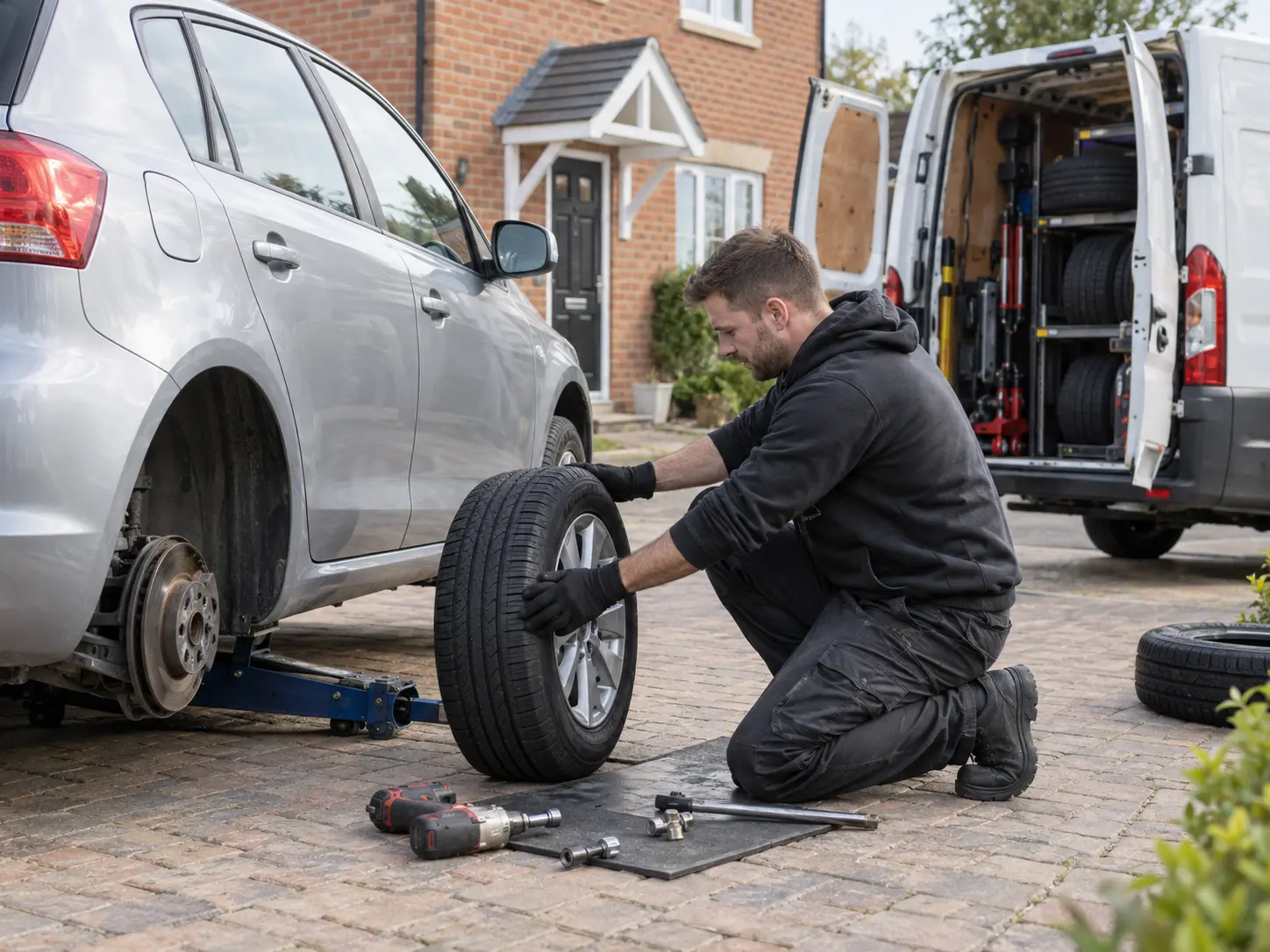 RRM Tyre mobile van — roadside, workplace or home, we come to you